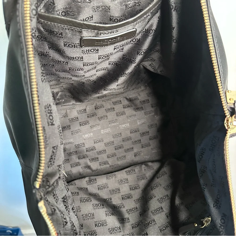 Michael Kors Large Canvas Tote Bag Top Zip - Picture 11 of 15